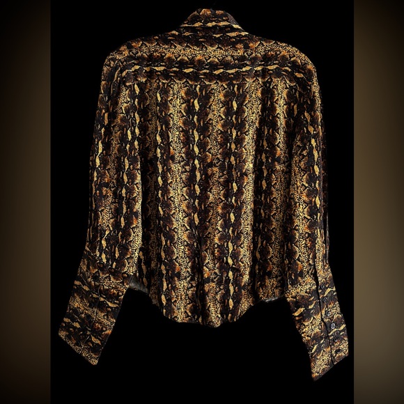 ALEXA CHUNG | Snake Print Blouse - Picture 6 of 9